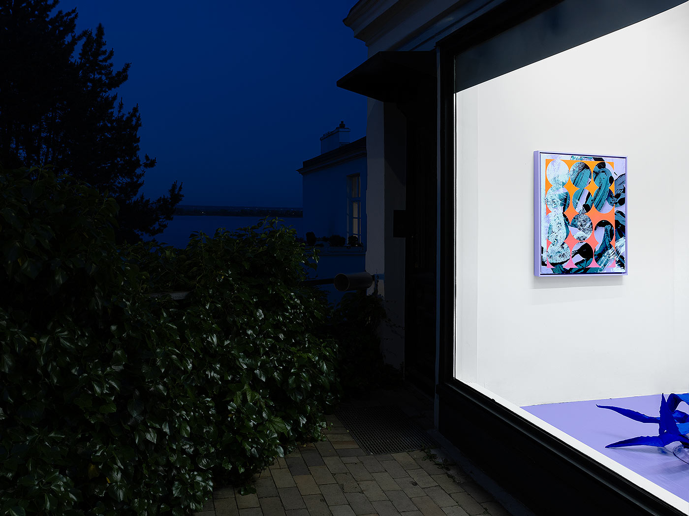 Blue Order, 2024, solo exhibition by Malwin Faber